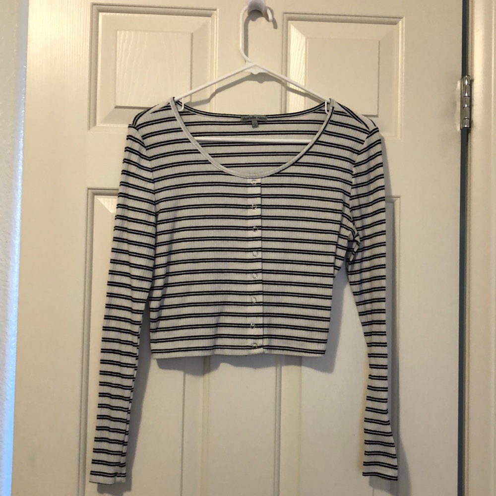 a stripped long sleeve